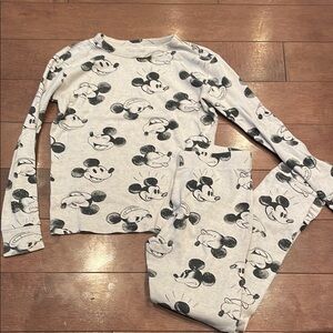 Gap Disney Kids Pajamas - Gray Mickey Mouse Set